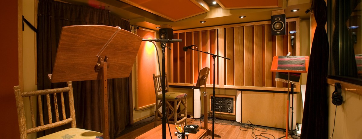 Large Recording Booth for Multi-Mic Sessions